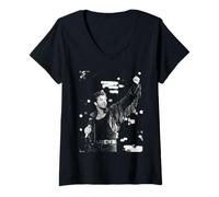Womens George Michael Wham! Farewell Concert Wembley I'm Your Man V-Neck T-Shirt
