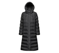 Women's Geox Anylla Hooded Puffer Black 38