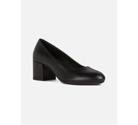 Women's Geox D ELEANA A Leather Bovine Full Grain Women's Black Heels - Size: 6