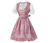 Women's German Outfit With Apron Halloween Bavarian Maid Outfit