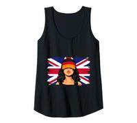 Womens Germany Britain Flags Women Roots British German Heritage Tank Top