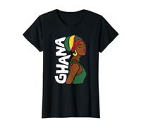 Womens Ghana Ghanaian African Heritage Traditional Ethnic Woman T-Shirt