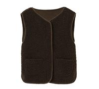Womens Gilets Petite, Sleeveless Waistcoat For Women Uk, Solid Color Fleece Gilet, Lightweight Plush Waistcoats With Pockets Fashion Versatile Fuzzy Vests Comfy Warm Vest Coat