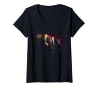 Womens Gillian Anderson & David Duchovny The X-Files Michael Grecco V-Neck T-Shirt