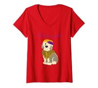 Womens Gilmore Girls Paul Anka Doggy Swami V-Neck T-Shirt
