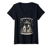 Womens Gilmore Where You Haunt, I Will Follow V-Neck T-Shirt