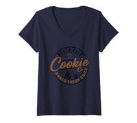 Womens Gingerbread Bakery North Pole Cookie Co for Women, Man V-Neck T-Shirt