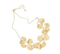 Women's Ginkgos Leaf Choker Necklace Ginkgos Leaf Pattern Necklace Earrings Accessory For Enhancing Your Outfits Sturdy Fashion