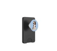Womens Girl Moms Sitting Brown Parti Cockapoo Dog Mama Lover PopSockets PopWallet for MagSafe