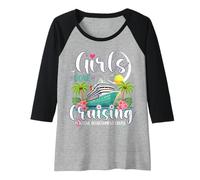 Womens Girls Gone Cruising Soul Refreshment Cruise Raglan Baseball Tee