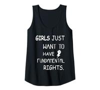 Womens Girls Just Want To Have Fundamental Rights Tank Top
