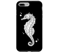 Womens Girls Kids Retro Vintage Illustration Seahorse Case for iPhone 7 Plus/8 Plus