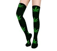 Womens Girls Long Striped Socks Girls Over Knee Thigh High Rainbow Crazy Funny Cute Costume Cosplay Party Stockings