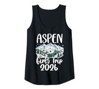 Womens Girls Trip 2026 Aspen Mountain Ski Resort Tank Top