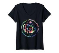 Women's Girl's Trip Great Laughs Travel Keepsake for Women V-Neck T-Shirt