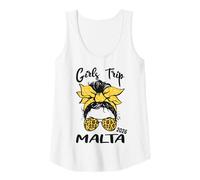 Womens Girls Trip Malta 2026 Summer Vacation Girls Weekend Tank Top