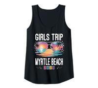 Womens Girls Trip Myrtle Beach 2025 Summer Vacation Girls Weekend Tank Top
