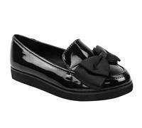 Womens Girls Wide E Fit Extra Wide EE Fit Dolly Ballerinas Work Office Loafers School Shoes Swollen Feet Comfort Support Hammer Toes Ingrown Toenails Bunions Blisters Prevention Lightweight