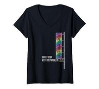Womens Glam Rock Legends - Rainbow Bar and Grill T-Shirt V-Neck T-Shirt