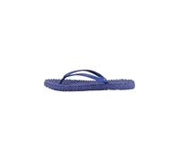 Ilse Jacobsen HornbÆK Cheerful01 Women's Flip Flops with Glitter Danish Design Summer Beach Toe Separator, Blue Web, 6 UK
