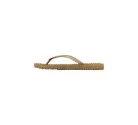 Ilse Jacobsen HornbÆK Cheerful01 Women's Flip Flops with Glitter Danish Design Summer Beach Toe Separator, Goldy, 5 UK