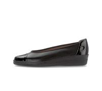 Women's Glossy Nappa Leather Ballerinas Gabor Noir 42.5