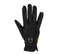 WOMEN'S GLOVES IN SOFT TECHNICAL FABRIC WITH GLITTER LOGO