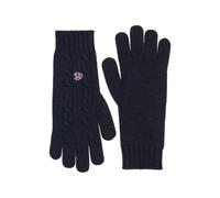 Women's gloves Superdry Premium Cable Bleu One size