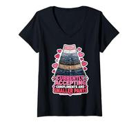 Women's GLP 1 |Funny Weight Loss for Women Meme V-Neck T-Shirt