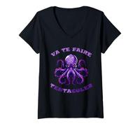 Womens Go Make Yourself temptale! Humor Octopus, Octopus, Animals V-Neck T-Shirt