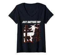 Womens Goats Lovers Buck JUST ANOTHER DAY Funny Goats V-Neck T-Shirt