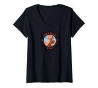 Womens Goblin Valley Utah V-Neck T-Shirt