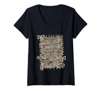 Womens God is Within Her She Will Not Fail Christian Bible Verse V-Neck T-Shirt