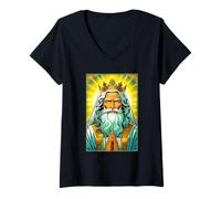 Womens God The Father V-Neck T-Shirt