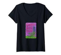 Womens Goddess Bless Texas Divine Feminine Retro Pride Vibes V-Neck T-Shirt
