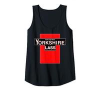 Womens Gods own county. Proud to be a born and bred Yorkshire Lass Tank Top
