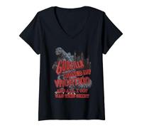 Women's Godzilla Ruined My Vacation and All I Got was This Funny V-Neck T-Shirt