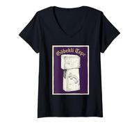 Women's Göbekli Tepe Neolithic Pillar V-Neck T-Shirt