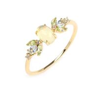 Women's Gold 9 Carat Classic Style Engagement Wedding Ring, Size P 1/2