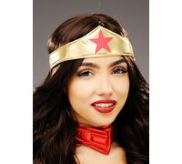 Womens Gold Wonder Woman Tiara Headpiece