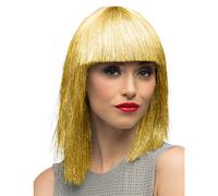 Women's golden iridescent wig
