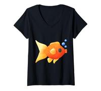 Women's Goldfish Memory - Short Term Remembering - Forget V-Neck T-Shirt