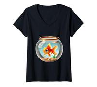 Women's Goldfish Memory - Short Term Remembering - Forget V-Neck T-Shirt
