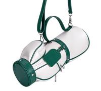 Women's Golf Bag - PU Leather Shoulder Bag, Stylish Lightweight Tee Case | Compact Durable Sport Accessory, Small Portable Handbag for Balls Clubs Courses Practical Gift Player Beginner Expert