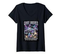 Women's Golf Cart Driver Aerial Squad Retro 90s Bootleg Rap V-Neck T-Shirt