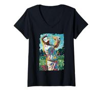 Womens Golfer's Tournament Bogey Triumph Golf Green Birdie V-Neck T-Shirt