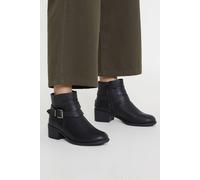 Womens Good For The Sole: Marsha Comfort Low Heel Ankle Boots Black 8