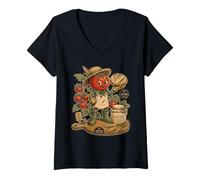 Women's Good Soil Good Loaf Patient Ferment Sourdough V-Neck T-Shirt