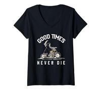 Women's Good Times Never The V-Neck T-Shirt
