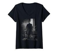 Womens Goodfellas Director Martin Scorsese by Michael Grecco V-Neck T-Shirt